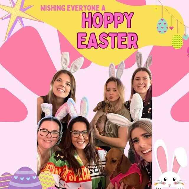 Why did the Easter bunny have a hat on? 

Because he was having a bad hare day 🤣

But not when you visit @urbanchichairsalon 
Happy Easter From Us xox