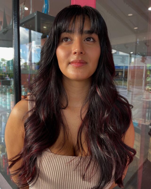 Just a pop of cherry in our life 🍒

Created using @wellapro_anz 

Hair By Annie

#cherrycolahair #popsofcolor #brisbanehair #ashgrove #longhair #hairgoals #wellahair #colourspecialist #cherryredhair