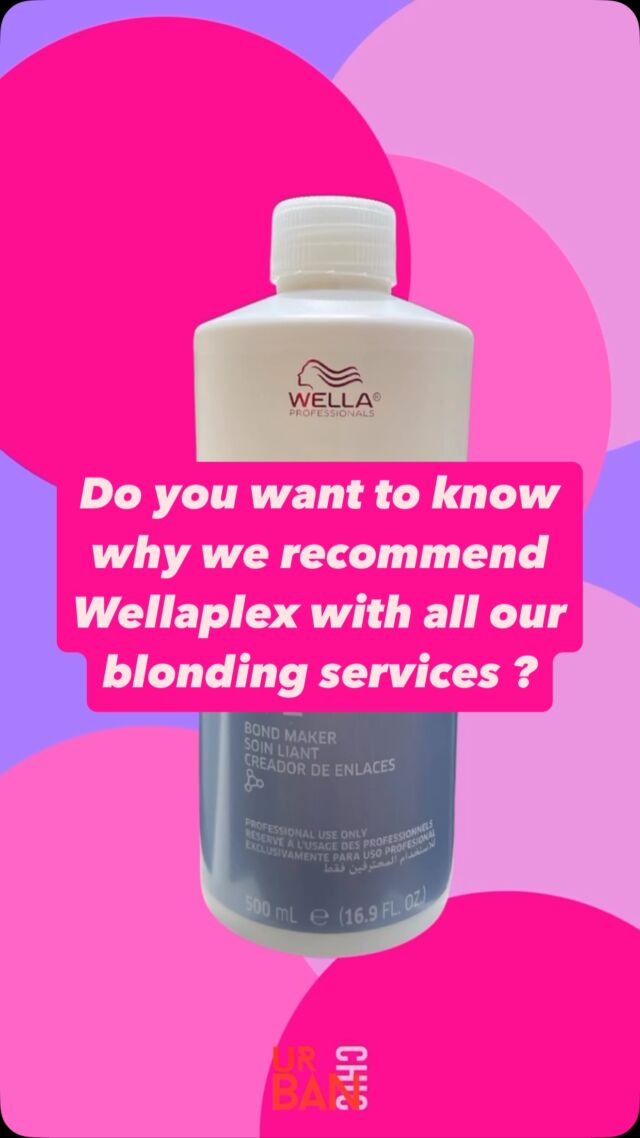 💥 ATTENTION ALL BLONDES 💥

Why our blonde clients are adding Wellaplex to their blonding service at Urban Chic 

✔️ Stronger, Healthier Hair: Wellaplex helps rebuild and protect hair, reducing damage from color and preventing breakage.

✔️ Brighter, Longer-Lasting Color: It makes colors more vibrant and helps them last longer by keeping the hair in great condition.

✔️ Silky Softness: It leaves hair feeling super smooth and soft, even after a color treatment.

 ✔️ Gentler on Hair: Wellaplex makes the coloring process more gentle, so your clients feel comfortable and relaxed.

✔️ Long-Term Love: Continued use keeps hair strong and beautiful, even after multiple color sessions.

✔️ Peace of Mind: Clients will feel confident knowing their hair is protected and pampered during their color service.

And for those of you that love numbers 

⚫️ Up to 80% Stronger Hair: Wellaplex helps strengthen the hair, making it up to 80% stronger, reducing breakage and increasing durability.

⚫️ 75% Less Breakage: Clients experience 75% less breakage, ensuring their hair stays healthier and more resilient post-coloring.

⚫️ 80% Improvement in Hair Texture: Hair feels smoother and softer, with an 80% improvement in texture after using Wellaplex, making it look and feel fabulous.

⚫️ Color Retention: Wellaplex helps retain color for longer, with some users seeing color last up to 30% longer, ensuring your clients’ color stays vibrant.

Wellaplex = healthier, shinier, and happier hair! 
It will leave you with gorgeous color and a smile!