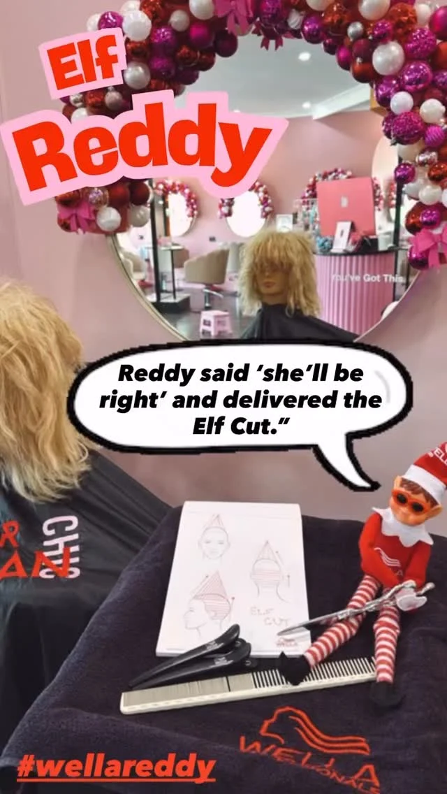“Reddy said…
 “she’ll be right’ and delivered the Elf Cut.”

#wellareddy #reddyadventures