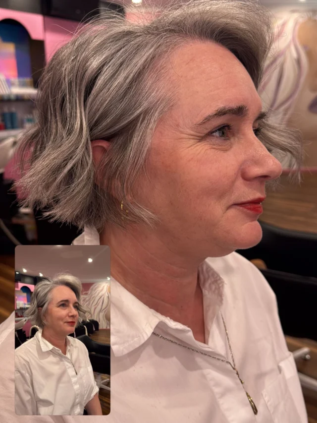 A little Devil Wears Prada energy 👠

A chic silver bob and a winter scalp ritual that has this natural grey absolutely glowing 🌟

Because beautiful silver hair isn’t just about the colour it’s about healthy hair a balanced scalp and shine 
that turns heads⚡️

Our winter favourites from System Professional are keeping the scalp calm…hydrated and happy while letting every silver strand shine at its best 🪩

Miranda Priestly would approve ❤️

You guessed it hair By @amy_urbanchic_ 

#UCHairLove #SilverHairGoals #GreyHairDontCare #DevilWearsPradaHair #HealthyScalpHealthyHair
